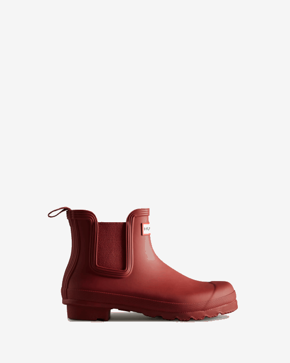 UK Hunter Women Original Chelsea Boots Military Red 28BV158