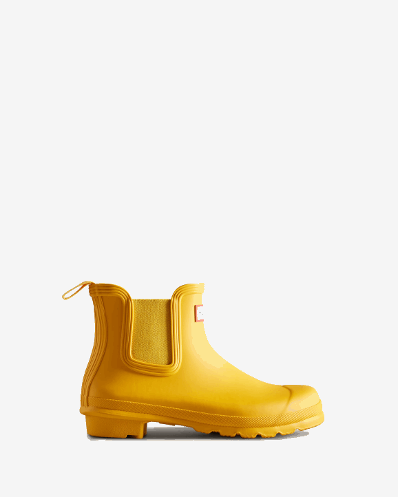 UK Hunter Women Original Chelsea Boots Yellow 28BV88