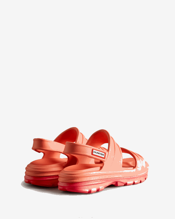 UK Hunter Women Bloom Sandal Sun-Cup Orange/Rowan Pink 28BV200