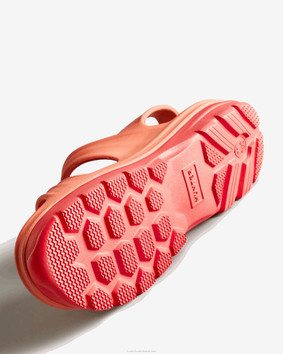 UK Hunter Women Bloom Sandal Sun-Cup Orange/Rowan Pink 28BV200