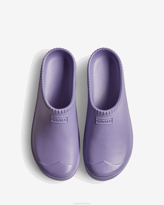 UK Hunter Men In/Out Bloom Clogs Iridescent Purple 28BV231