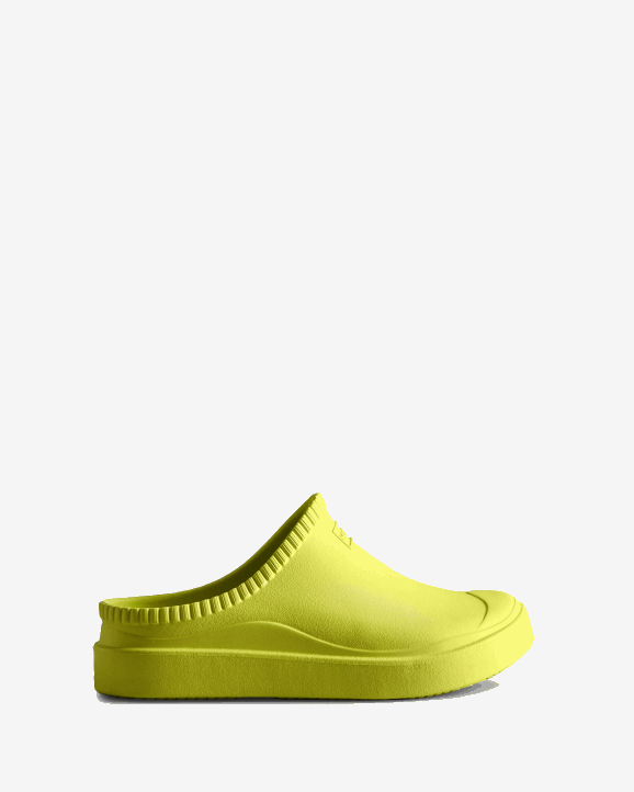 UK Hunter Men In/Out Bloom Clogs Zesty Yellow 28BV234