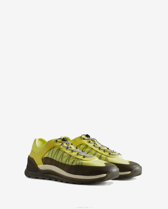 UK Hunter Men Travel Sneaker Zesty Yellow/Shaded White/Black 28BV585