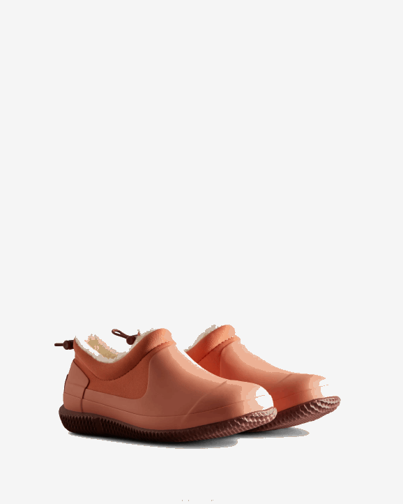 UK Hunter Women Insulated Vegan Shearling Shoe Rough Pink/Muted Berry 28BV264