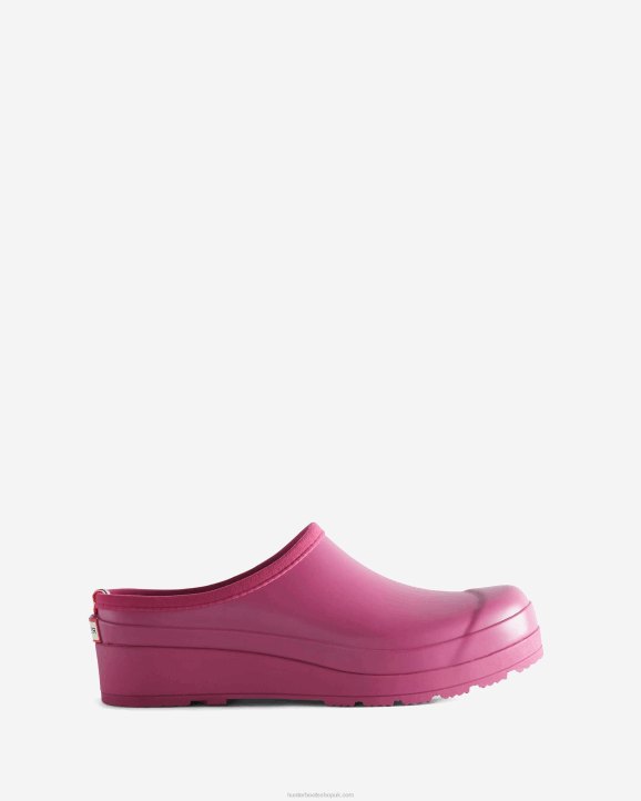 UK Hunter Women Play Clogs Prismatic Pink 28BV263