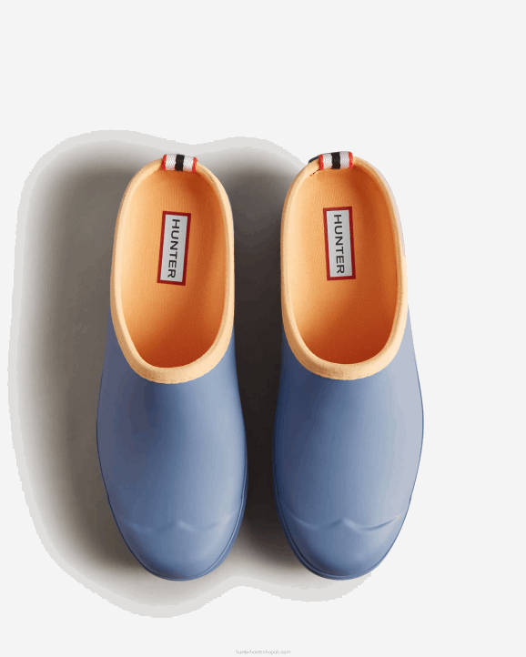 UK Hunter Women Play Clogs Stornaway Blue/Summit Rise Peach 28BV144