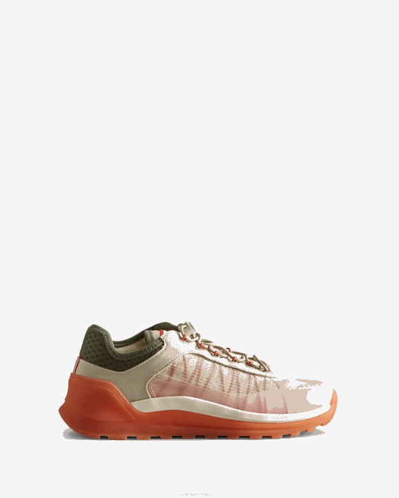 UK Hunter Women Travel Sneaker Shaded White/Lichen Grn/Skimming Stone/Coral Shade 28BV114