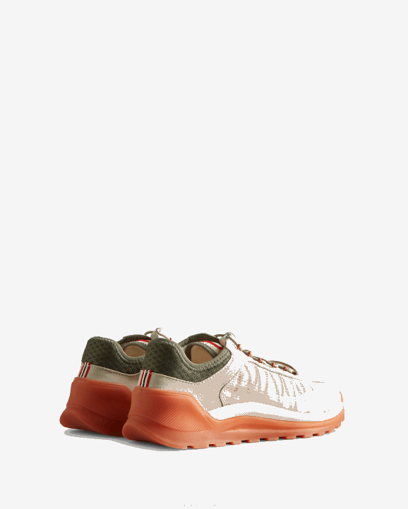 UK Hunter Women Travel Sneaker Shaded White/Lichen Grn/Skimming Stone/Coral Shade 28BV114