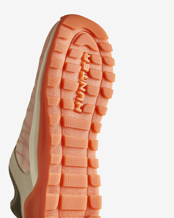 UK Hunter Women Travel Sneaker Shaded White/Lichen Grn/Skimming Stone/Coral Shade 28BV114