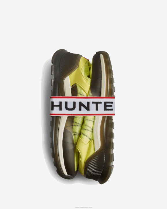 UK Hunter Women Travel Sneaker Zesty Yellow/Shaded White/Black 28BV115