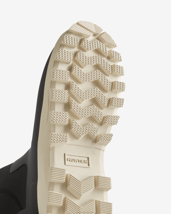 UK Hunter Women City Explorer Short Neoprene Boots Black/Shaded White 28BV162