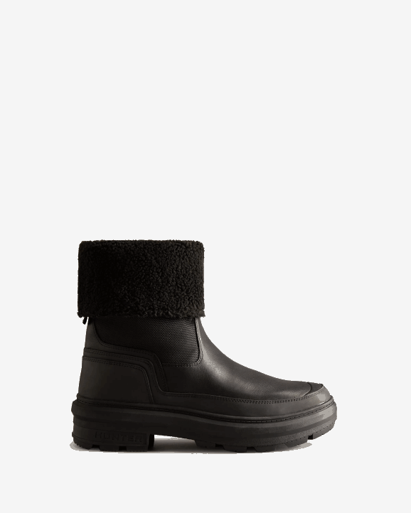 UK Hunter Women Killing Eve Short Hunting Boot Black 28BV314