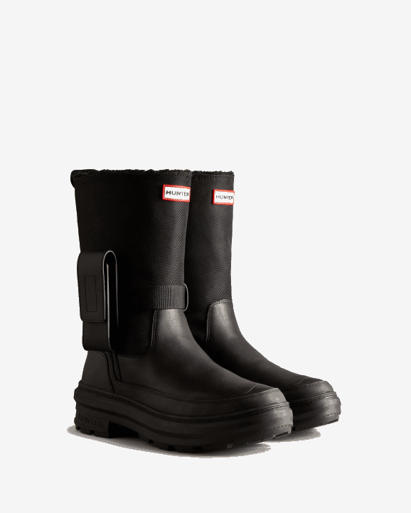 UK Hunter Women Killing Eve Short Hunting Boot Black 28BV314