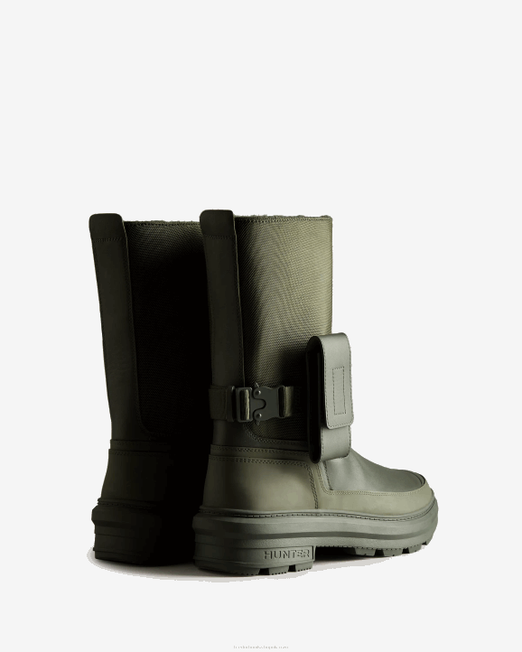 UK Hunter Women Killing Eve Short Hunting Boot Olive 28BV180