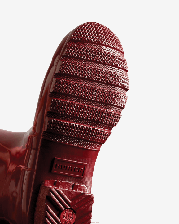 UK Hunter Women Original Short Gloss Rain Boots Fall Red 28BV305