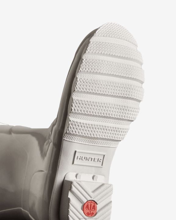UK Hunter Women Original Short Gloss Rain Boots White 28BV210
