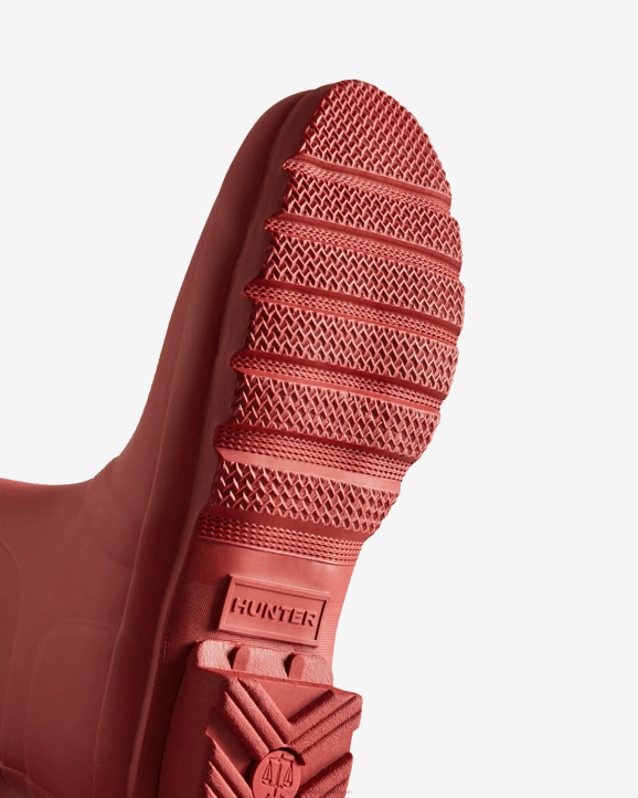 UK Hunter Women Original Short Rain Boots Military Red 28BV19