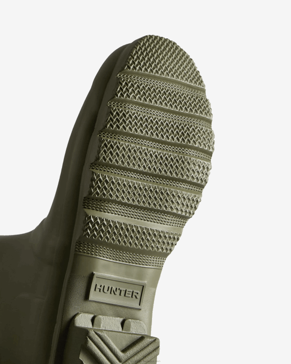 UK Hunter Women Original Short Rain Boots Olive Leaf 28BV76