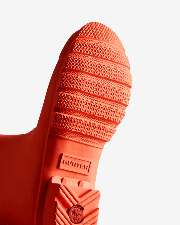 UK Hunter Women Original Short Rain Boots Sun-Cup Orange 28BV306