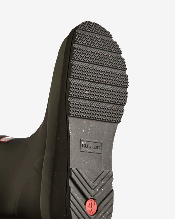 UK Hunter Women Play Short Speckle Rain Boots Black/Urban Grey 28BV312