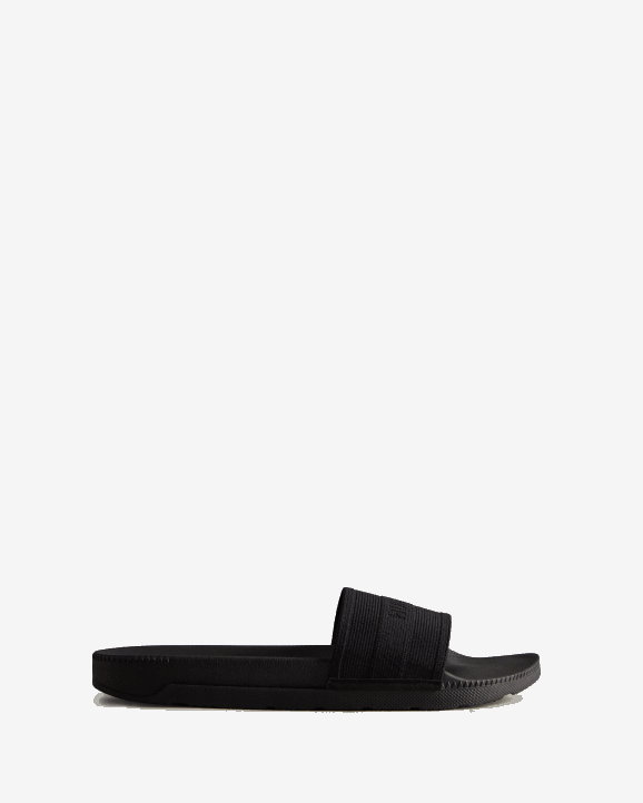 UK Hunter Women Elastic Slides Black 28BV102