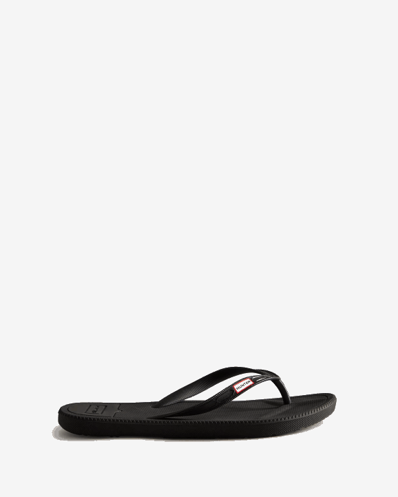 UK Hunter Women Flip Flops Black 28BV103