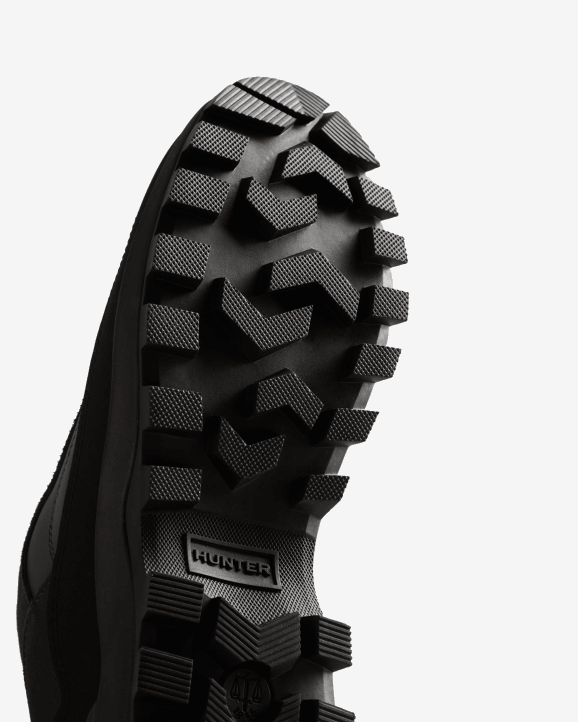 UK Hunter Women Explorer Insulated Leather Shoes Black 28BV270