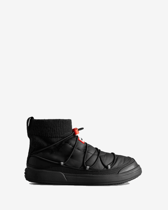 UK Hunter Women In/Out Insulated Lace Up Slipper Boot Black 28BV301