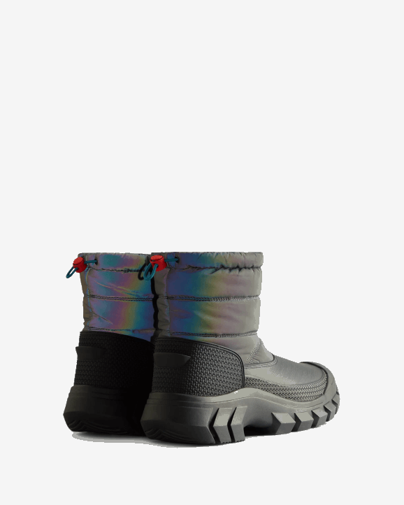 UK Hunter Women Intrepid Insulated Short Nebula Snow Boots Stornoway Blue/Xray Navy 28BV149