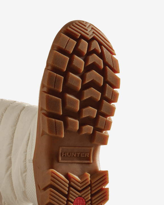 UK Hunter Women Intrepid Insulated Tall Snow Boots White Willow/Gum 28BV322