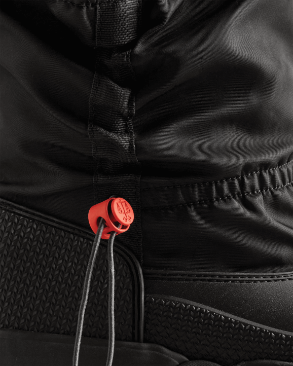 UK Hunter Women Wanderer Insulated Short Slouch Snow Boots Black 28BV150