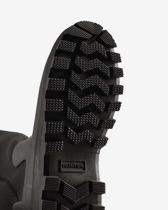 UK Hunter Women City Explorer Tall Neoprene Boots Black 28BV196