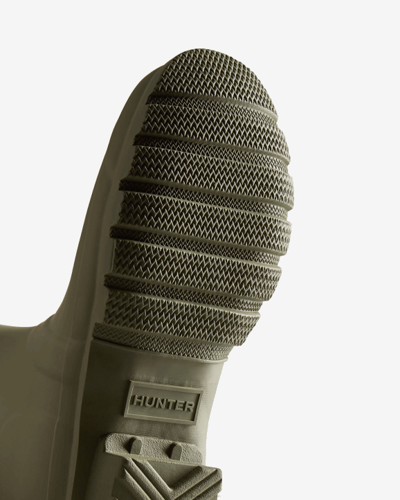 UK Hunter Women Colour Block Tall Rain Boots Lichen Green/Muffled Green 28BV169