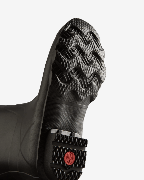 UK Hunter Women Huntress Wide Leg Rain Boots Black 28BV148