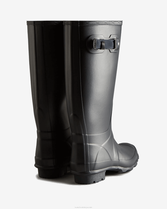 UK Hunter Women Huntress Wide Leg Rain Boots Navy 28BV303