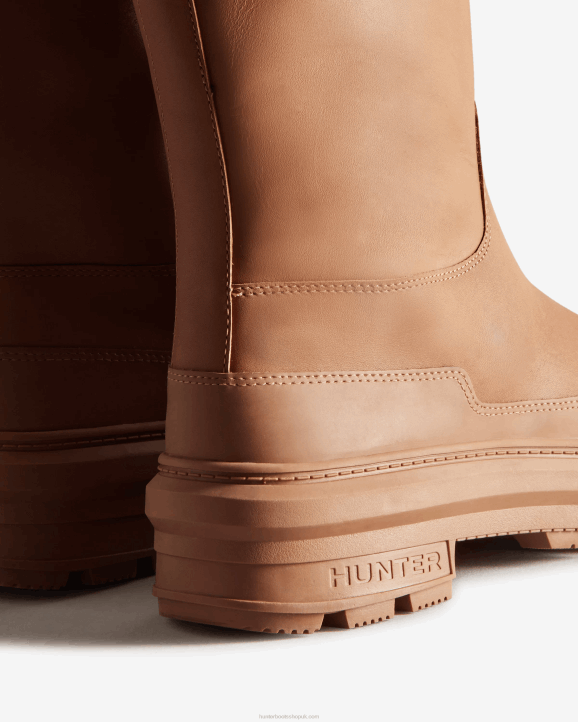 UK Hunter Women Killing Eve Tall Chasing Boot Mawson Creek Brown 28BV195