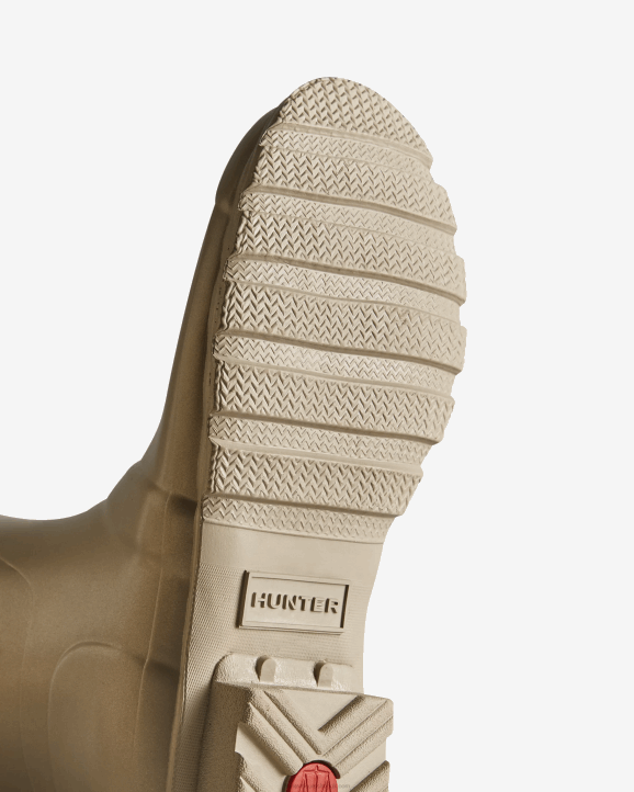 UK Hunter Women Nebula Tall Rain Boots Pale Gold 28BV166