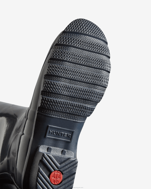 UK Hunter Women Original Tall Gloss Rain Boots Navy 28BV222