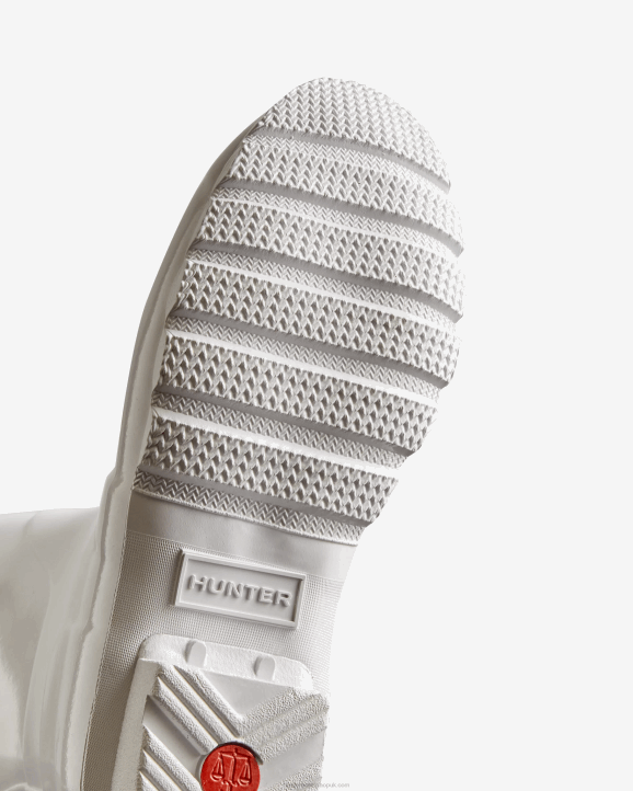 UK Hunter Women Original Tall Gloss Rain Boots White 28BV223