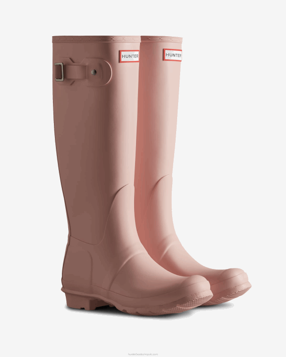 UK Hunter Women Original Tall Rain Boots Faded Rose 28BV57