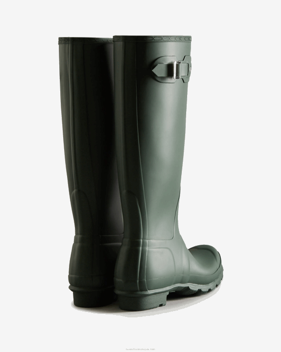 UK Hunter Women Original Tall Rain Boots Hunter Green 28BV58
