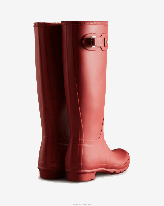 UK Hunter Women Original Tall Rain Boots Military Red 28BV59