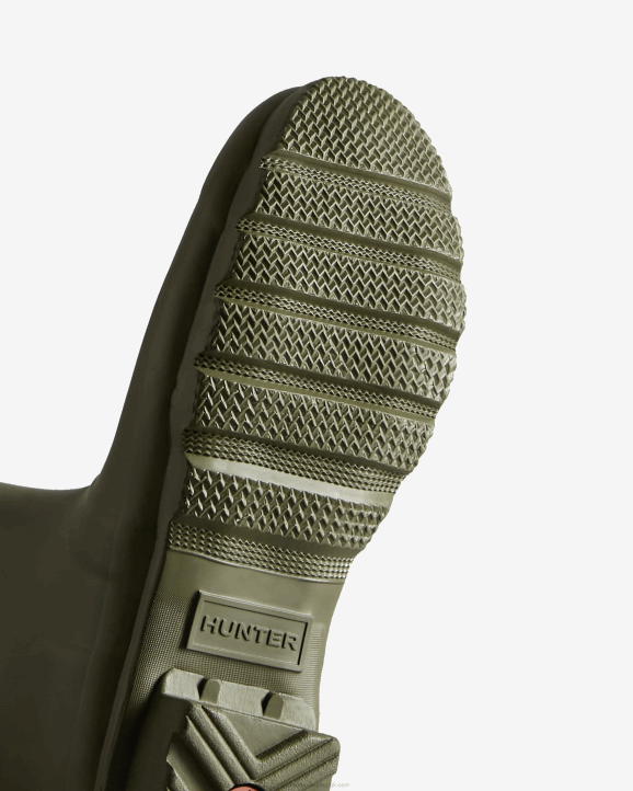 UK Hunter Women Original Tall Rain Boots Olive Leaf 28BV91