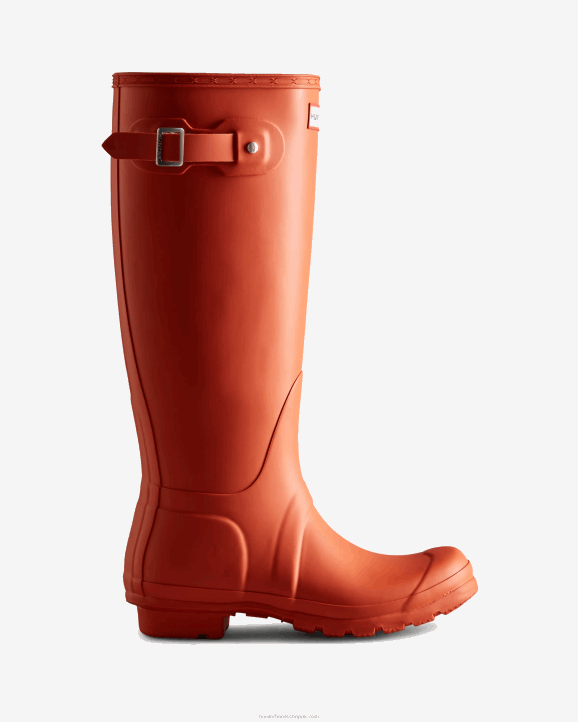 UK Hunter Women Original Tall Rain Boots Rorbu Rust 28BV186
