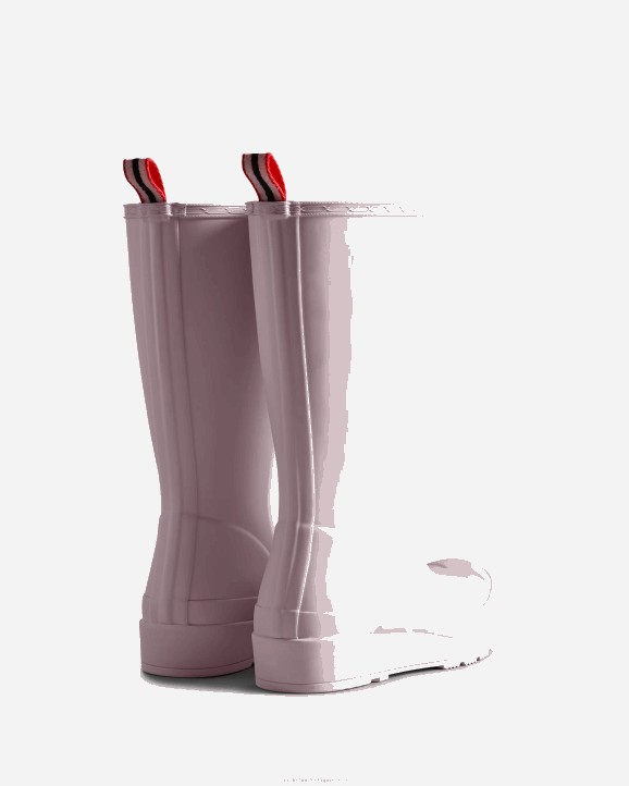 UK Hunter Women Play Tall Rain Boots Tempered Mauve 28BV12