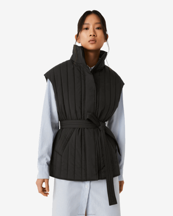 UK Hunter Women Explorer Recycled Nylon Quilted Vest Hunter Black 28BV346