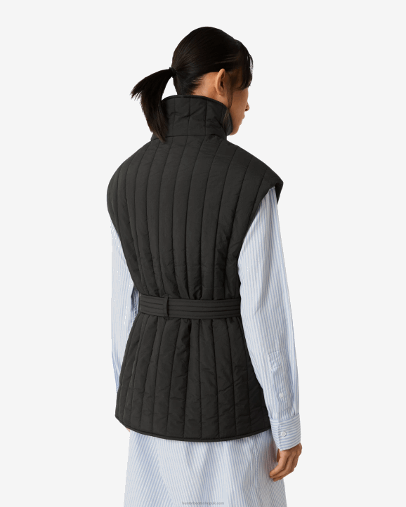 UK Hunter Women Explorer Recycled Nylon Quilted Vest Hunter Black 28BV346