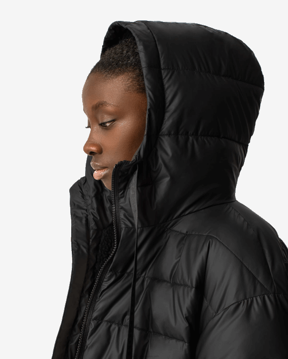 UK Hunter Women Intrepid Insulated Short Puffer Jacket Hunter Black 28BV360