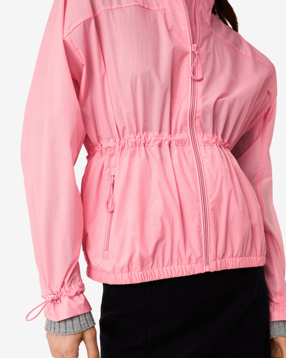 UK Hunter Women Travel Recycled Nylon Shell Jacket Pink Fizz 28BV343